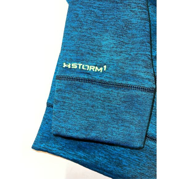 Under Armour Men’s Hoodie Large Blue Pattern Loose Fit Storm Gear A54 - Picture 2 of 7